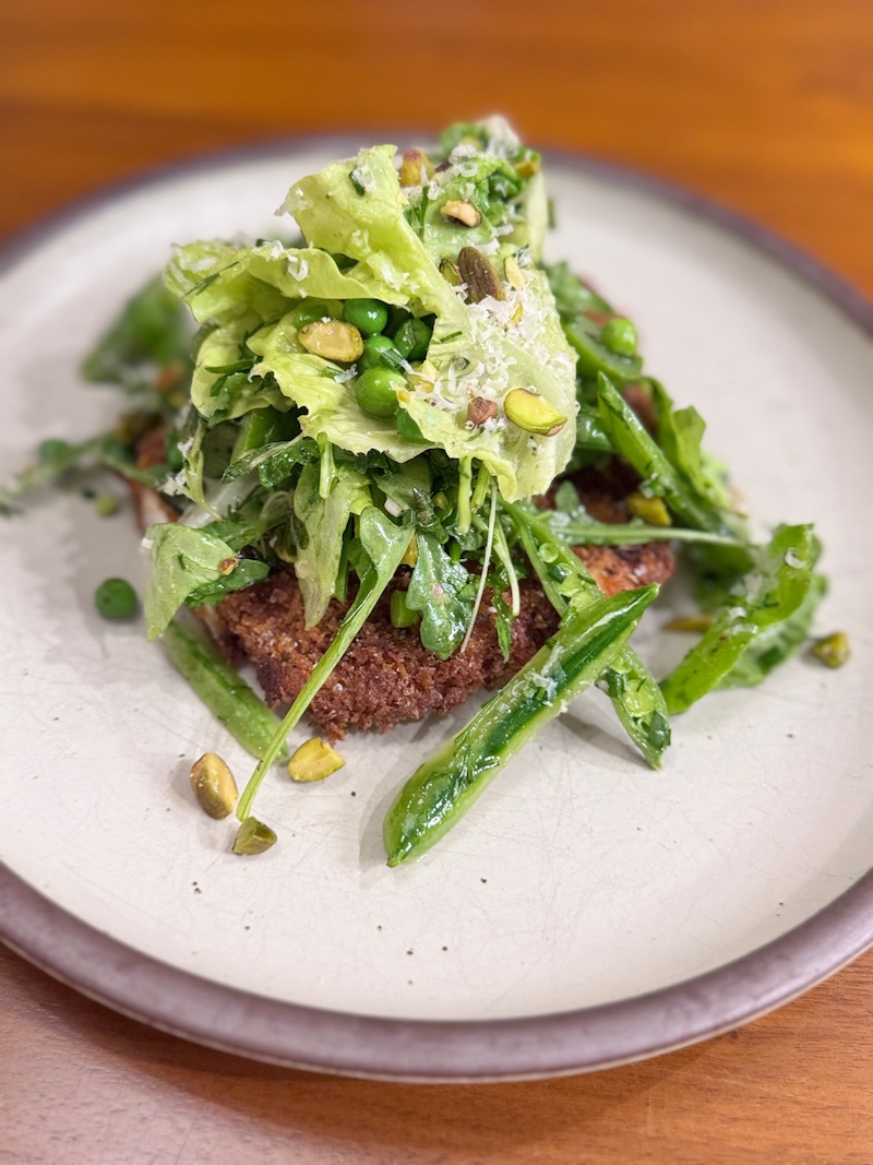 Spring Harvest Salad with Herbs and Tarragon Dressing